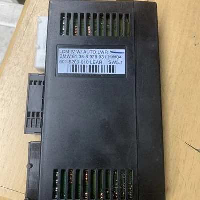 BMW E38 E39 E53 M5 X5 LIGHT CONTROL MODULE LCM IV W AUTO LWR 6928931 - Image 1 of 4