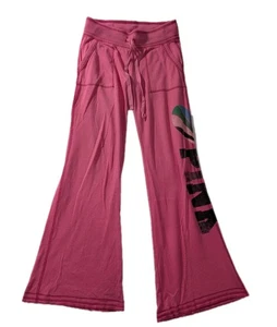 Y2K Victoria’s Secret PINK Heart Logo Flare Sweatpants Pink XS 2009 Vintage - Picture 1 of 10