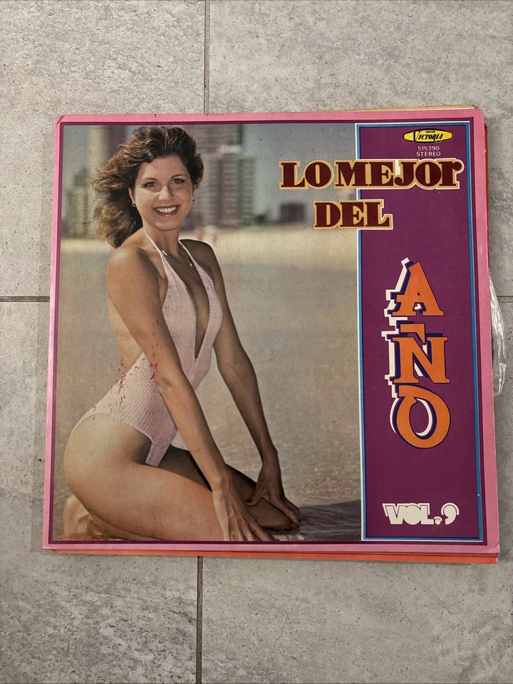 Lo Mejor Del Año Vol. 9 LP Record 1983 Cumbia Merengue Salsa Vallenato a7085 - Image 1 of 4