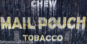 WEATHERED BARN BUILDING SIGN HO O N MAIL POUCH DECAL 4 - Picture 1 of 1