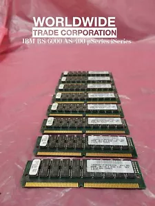IBM FC# 5064 = 8x PN# 70F9976 68X6357 8MB SIMM (64MB Total) Memory RS6000 - Picture 1 of 5