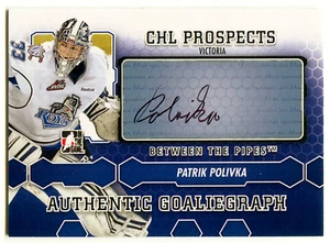 2012-13 ITG Between The Pipes GoalieGraph PATRIK POLIVKA Rare Auto RC SP #A-PP - Picture 1 of 1