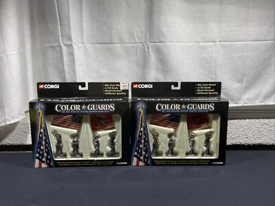 Corgi Color Guard U.S Marine Corps Diecast 1/32 Scale  Lot Of 2 - Image 1 of 4