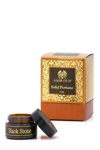Black Stone Solid Perfume by Amir Oud Fragrance, 1 oz.
