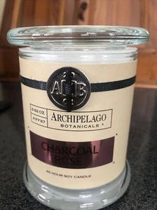 Archipelago Charcoal Rose 60 Hour Soy Jar Candle NEW - Picture 1 of 6