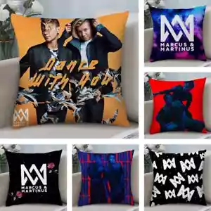 M-Marcus and M-Martinus Pillow Case Short Plush Pillow Printing Cushion Cover - Picture 1 of 30