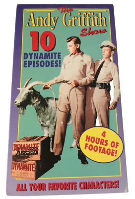Andy Griffith Show 10 Dynamite Episodes VHS tape Ships Same Day With Tracking - Image 1 of 2