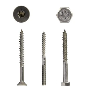 Spanplattenschrauben TX Holzschrauben Stockschrauben Edelstahl A2 - Bild 1 von 7