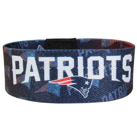 New England Patriots Stretch Bracelet Licensed NFL Football Cover