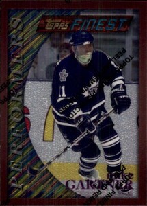 1995-96 Topps FINEST #8 Mike Gartner TORONTO MAPLE LEAFS