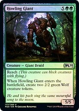 Howling Giant FOIL Core Set 2020 / M20 NM Green Uncommon MAGIC MTG CARD ABUGames