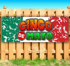 CINCO DE MAYO Advertising Vinyl Banner Flag Sign USA Many Sizes HOLIDAY MEXICAN - Picture 1 of 6