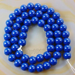 Quality Czech Opaque Glass Pearl Smooth Round Beads 16"4,6,8,10,12mm - Picture 1 of 24