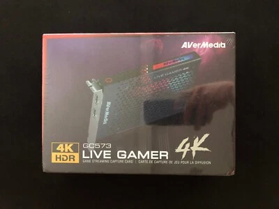 AVerMedia Live Gamer 4K GC573 Game Streaming Capture Card - New & Sealed (NIB) - Image 1 of 2