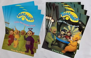 Teletubbies Color-the-Leader Book Lot of 8 Activity Books New - Picture 1 of 1