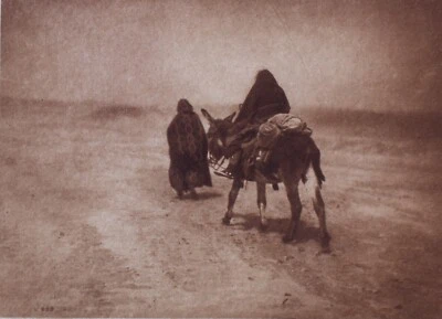  Edward S.Curtis Fotograbado En El Desierto Navaho Classic Gravure Company  Foto 1 de 2