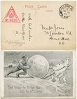 WW1 MILITARY CHRISTMAS PPC 11th CORPS Snowball 1915 Welch Censored Lloyd George