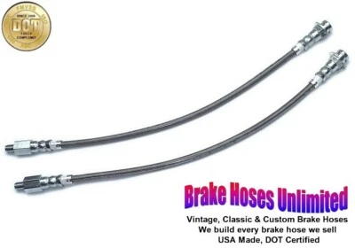 MANGUERAS DE FRENO DELANTERAS INOX MERCURY MONTEREY 1961 1962 Foto 1 de 2