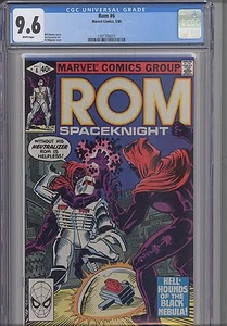 Rom: The Space Knight #6 CGC 9.6 Marvel 1980 Before Transformers NEW CGC FRAME - Picture 1 of 1