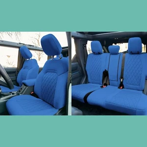 Neoprene Custom Fit Seat Covers for 2021 - 2022 Ford Bronco Full Size SUV - Full - Bild 1 von 99