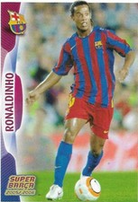 cromo nuevo ronaldinho  2005 barcelona 2005-06 super barça panini
