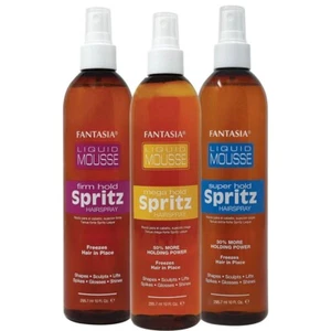 3 Pack Fantasia IC Liquid Mousse Spritz Super, Mega & Firm Hold 10oz US Seller - Picture 1 of 4