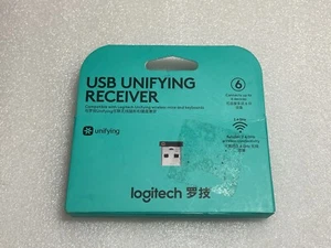 Logitech USB Unifying Receiver 2.4 GHz Wireless Dongle Connect Up To 6 Devices - Picture 1 of 4