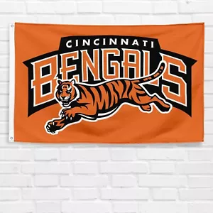 For Cincinnati Bengals Fans 3x5 ft Flag Super Bowl Team LVI Bound AFC Banner - Picture 1 of 12