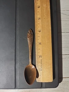 JACOB LAKE ARIZONA NORTH RIM WHITE TAIL SQUIRREL 4" Solid Cop SOUVENIR SPOON - Picture 1 of 6