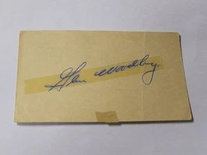 Gene Woodling autographed Postcard JSA Auction Certified - Picture 1 of 2