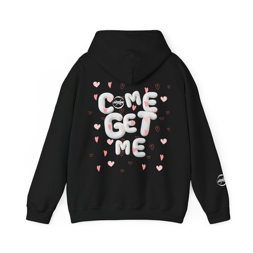 Felpa con cappuccio OUTLAW Racing Presents: The Famous "Come Get Me" Edizione San Valentino