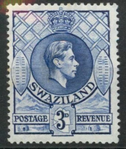 Swaziland 1938 George VI 3d SG 32b MM mint *COMBINED SHIPPING* - Picture 1 of 1