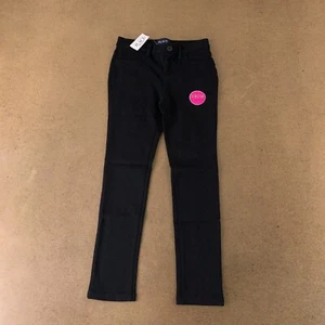 The Children's Place Girls Size 8 Black Stretch Ponte Knit Pull On Jeggings NWT - Picture 1 of 4