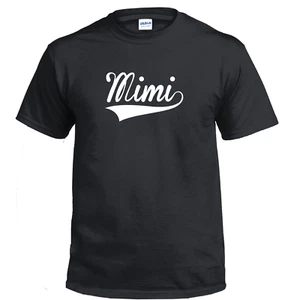 Mimi Grandma Grandparent Mothers Day Tee Gift Baseball Jersey T-shirt For Her - Picture 1 of 3