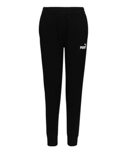 Puma Core Pack French Terry Essential Joggers Big Boys L (14-16) Black Pull On - Picture 1 of 17