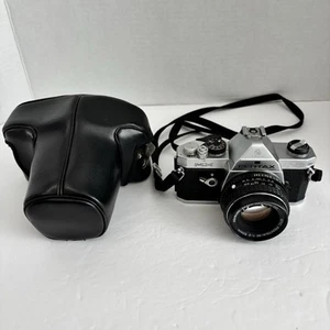 Pentax MX analoge 35mm Spiegelreflexkamera mit Pentax-M 50mm 1:2 Objektiv und Tasche getestet - Bild 1 von 11