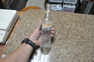50er/60er Jahre Ära Frostie Root Beer 10oz Glasflasche, gegrabene Flasche, sieht gut aus #3 - Bild 1 von 15