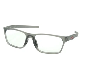 Oakley Hex Jector 8032 0255 Satin Grey Smoke Eyeglass Frames 55 16 141 - Picture 1 of 11