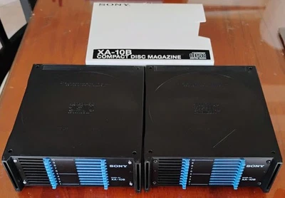 Lot Of 2 Sony XA-10B 10-Disc Compact Disc CD Changer Car Home Magazine Cartridge - Image 1 of 3