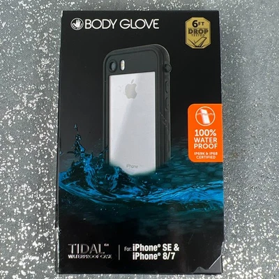 Body Glove Tidal Waterproof Phone Case iPhone SE / 8 / 7 - Black - Open Box - Image 1 of 4