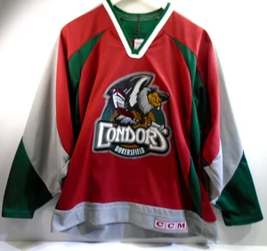 Vtg Bakersfield Condors ECHL Hockey Jersey Men XL Air-Knit CCM Home Jersey - Picture 1 of 15