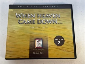 When Heaven Came Down Volume 3 By Stephen Davey 6 CD Set Wisdom Library - Picture 1 of 7