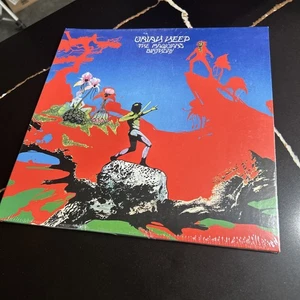 Uriah Heep The Magicians Birthday LP Blue Marbled Vinyl 2013 - Picture 1 of 2