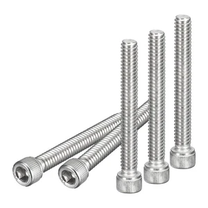 1/4-20x2" (TxH) Zylinderschraube mit Innensechskant 10er Pack 304 Edelstahl silber - Bild 1 von 7