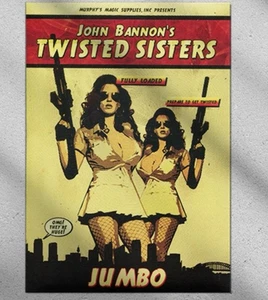 Twisted Sisters 2.0 (Gimmicks and Online Instructions) JUMBO by John Bannon - Picture 1 of 2