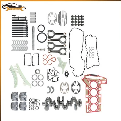 For BMW X1 X3 X4 X5 X6 Z4 2.0L 2011-2017 2018 Engine Overhaul Rebuild Kit - Image 1 of 4