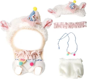 Doll Clothes for Plush Lububu Outfits, Clothes +Headband + Scarf + Belt - Picture 1 of 5