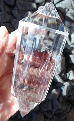 Clear Quartz Vogel 24-sided Crystal -   v2003 - Image 1 of 4