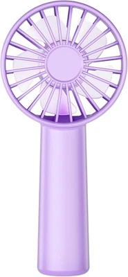 Portable Handheld Fan, Mini Desk Fan 1800mAh, 3 Speeds, Ultra Light Purple  - Image 1 of 4
