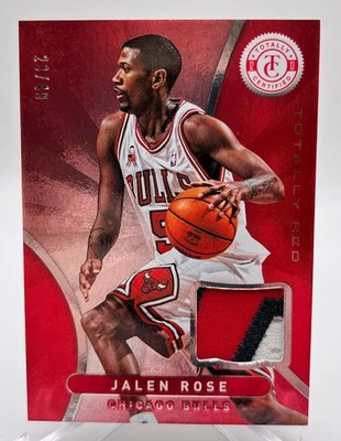 Parche Prime Jalen Rose 2012-13 totalmente certificado recuerdos totalmente rojo/49 Foto 1 de 2